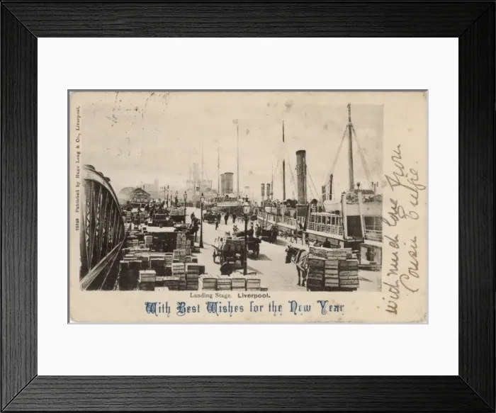 Framed Print : Liverpool Landing Stage Framed Print : Liverpool Landing Stage