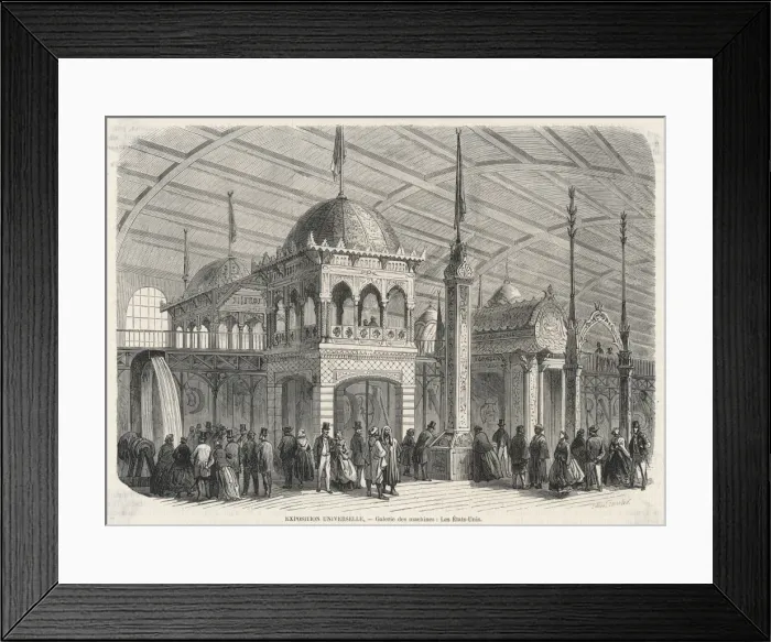 Framed Print : Exhibitions / Paris / 1867 Framed Print : Exhibitions / Paris / 1867