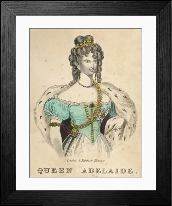 Framed Print : Queen Adelaide Framed Print : Queen Adelaide