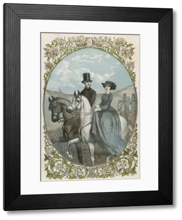 Framed Print : Friedrich & Vicky 1858 Framed Print : Friedrich & Vicky 1858