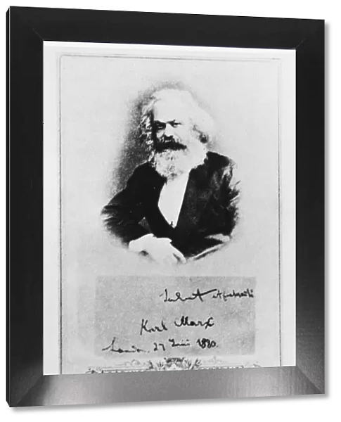 Karl Marx  /  Cabinet Photo