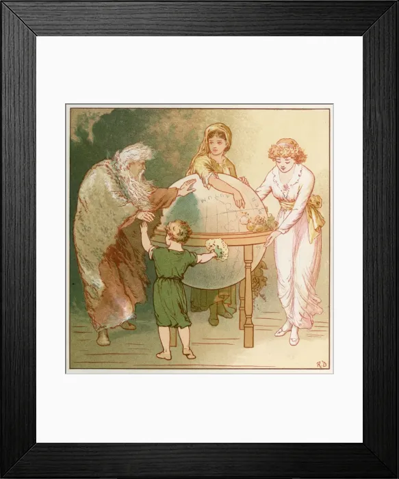 Framed Print : Time & Globe Framed Print : Time & Globe