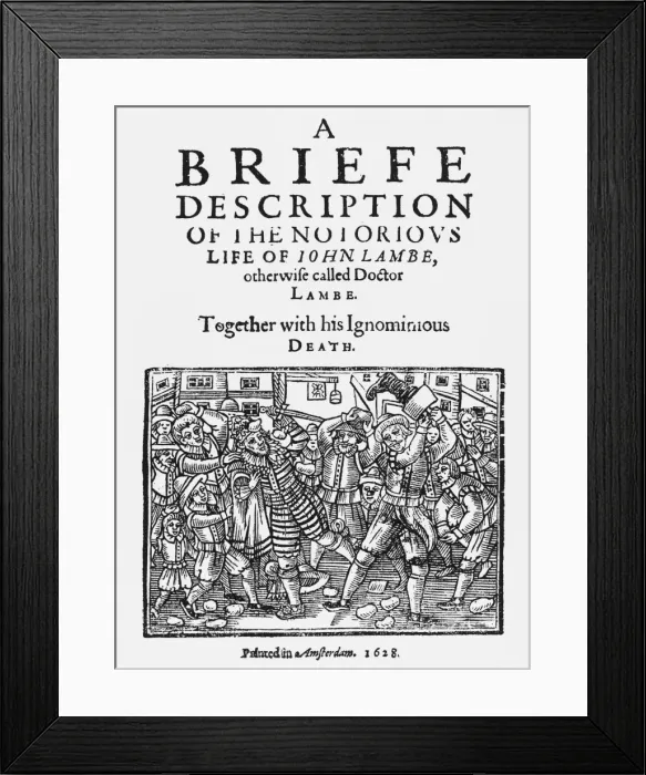 Framed Print : Lambe Title Page Framed Print : Lambe Title Page