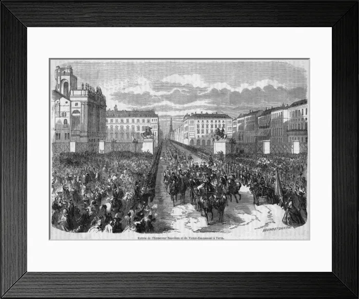 Framed Print : Napoleon III in Torino Framed Print : Napoleon III in Torino