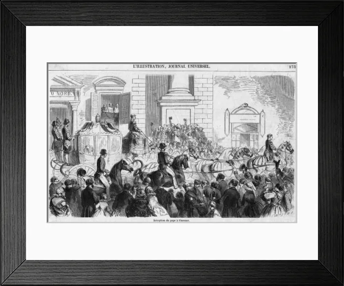 Framed Print : Pius IX at Firenze Framed Print : Pius IX at Firenze