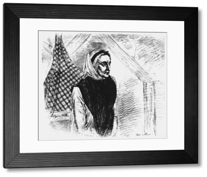 Framed Print : ANN MOORE. ANN MORE, of Tutbury, Staffs. claimed she never ate Framed Print : ANN MOORE. ANN MORE, of Tutbury, Staffs. claimed she never ate