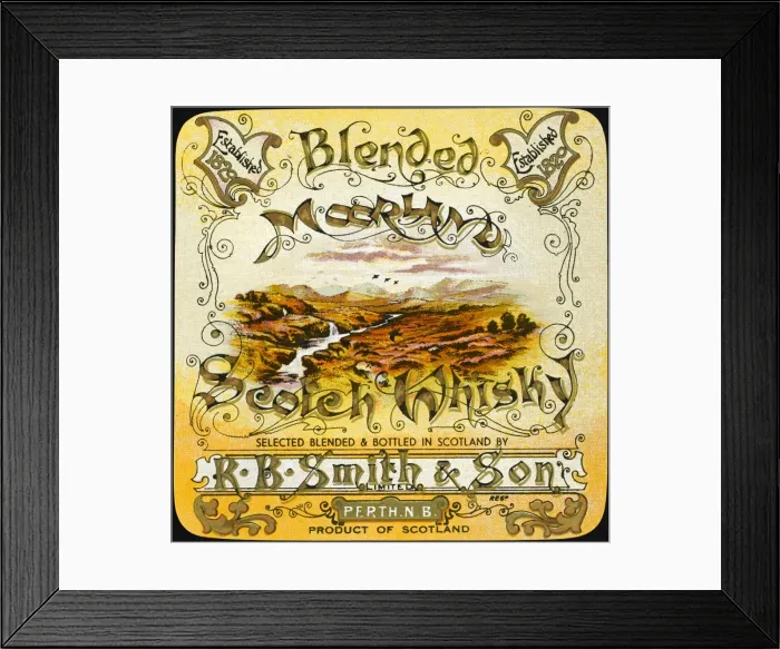 Framed Print : Smiths Moorland Whiskey Framed Print : Smiths Moorland Whiskey
