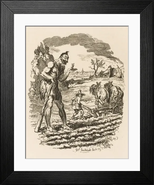 Framed Print : Tailor and Giant - 1 Framed Print : Tailor and Giant - 1