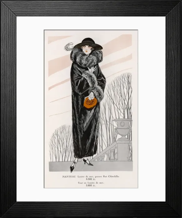 Framed Print : Otter & Chinchilla Fur Framed Print : Otter & Chinchilla Fur