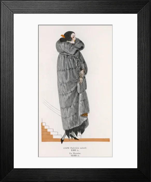 Framed Print : Petit-Gris Cloak 1922 Framed Print : Petit-Gris Cloak 1922