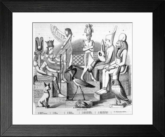 Framed Print : Egyptian Idols Framed Print : Egyptian Idols