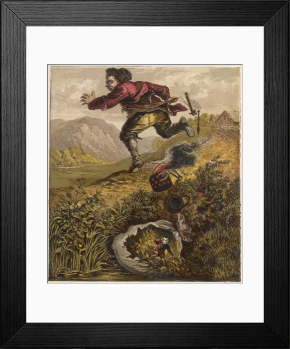 Framed Print : Tom Thumb and Cherries Framed Print : Tom Thumb and Cherries