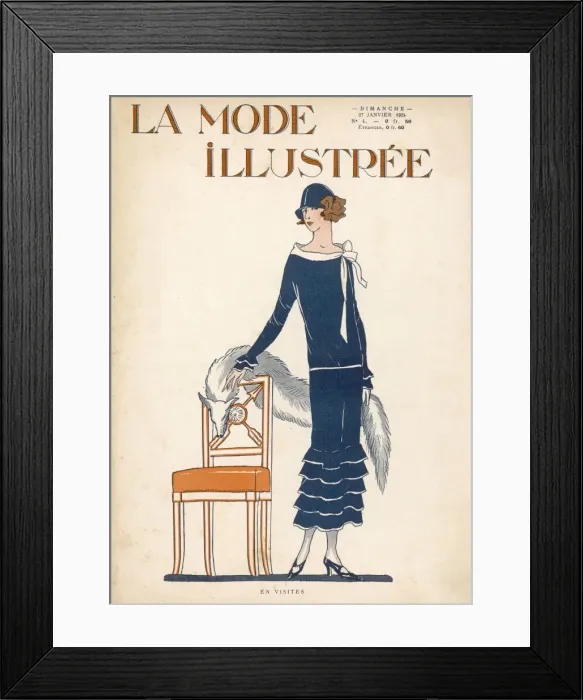 Framed Print : Fox Fur Stole 1924 Framed Print : Fox Fur Stole 1924