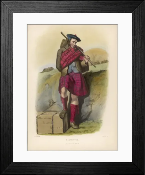 Framed Print : Clan Macalister Framed Print : Clan Macalister