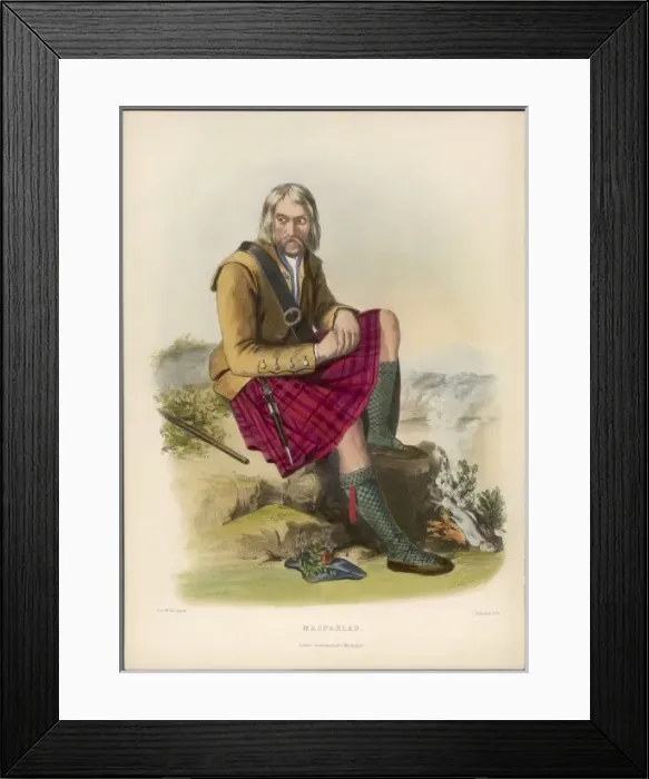 Framed Print : Clan Macfarlan Framed Print : Clan Macfarlan