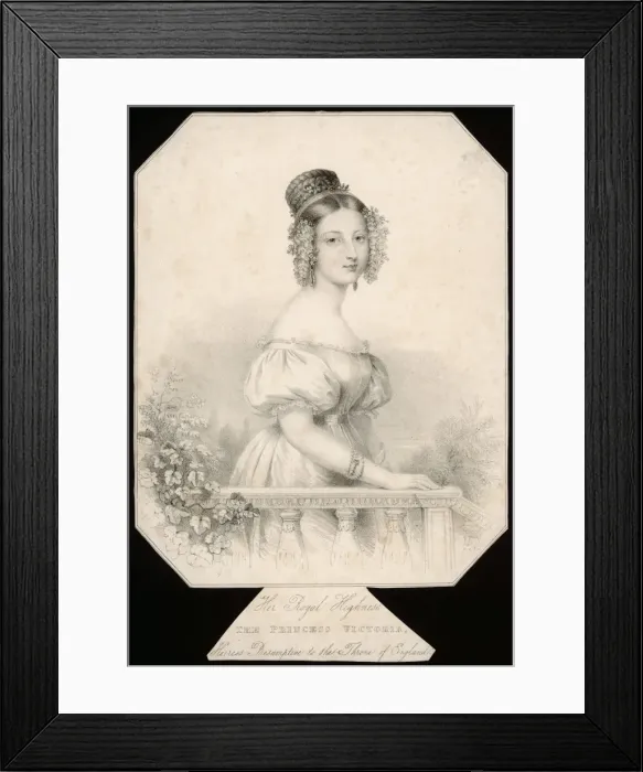 Framed Print : Victoria as Princess Framed Print : Victoria as Princess