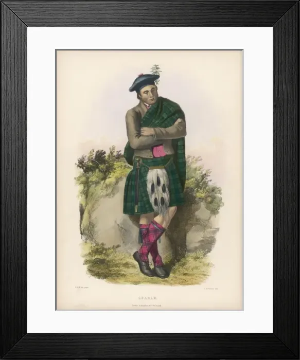 Framed Print : Clan Graham Framed Print : Clan Graham