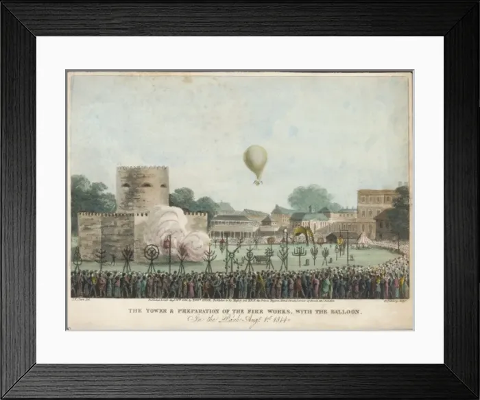 Framed Print : Fireworks London Framed Print : Fireworks London