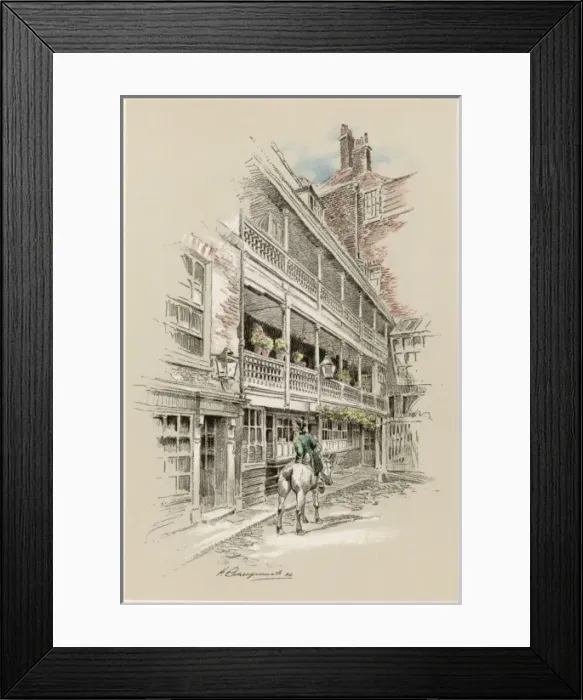 Framed Print : George Inn, Southwark Framed Print : George Inn, Southwark