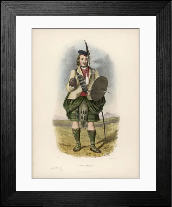Framed Print : Clan Ranald