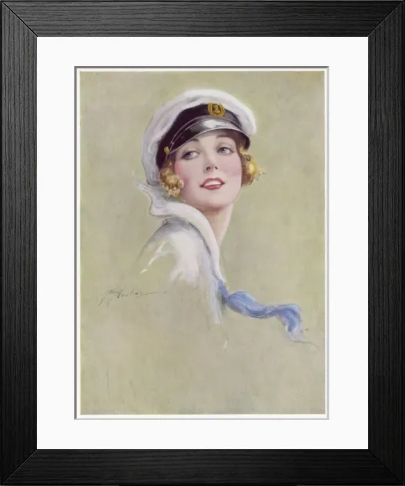 Framed Print : Yachting Woman 1931 Framed Print : Yachting Woman 1931
