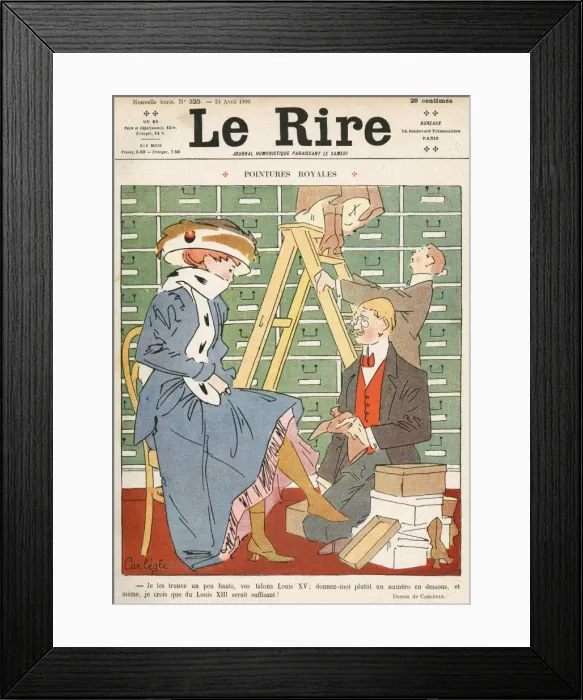 Framed Print : Shoe Shop / Le Rire Framed Print : Shoe Shop / Le Rire