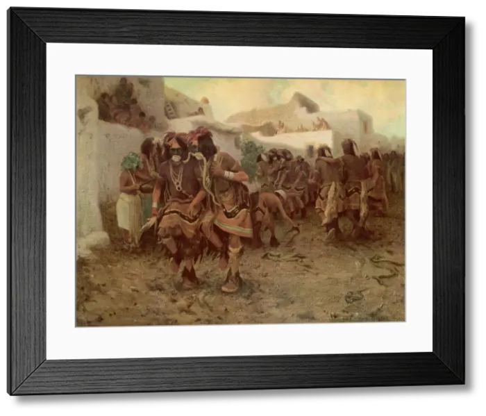 Framed Print : Racial / Snake Dance 1908 Framed Print : Racial / Snake Dance 1908