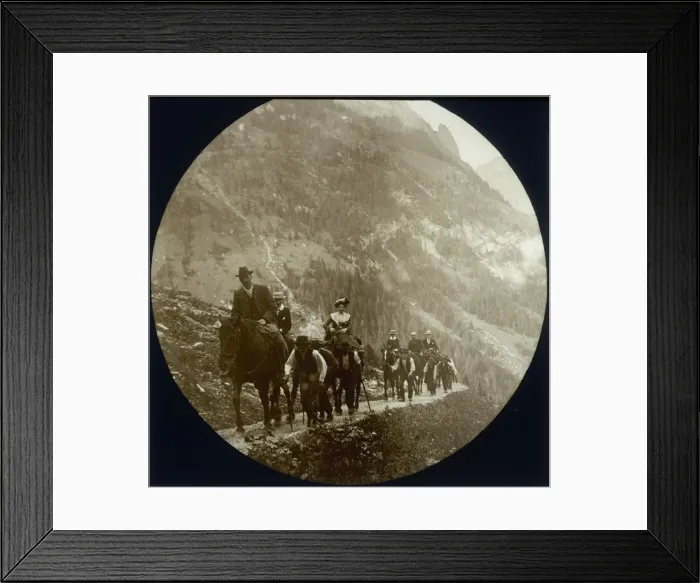 Framed Print : Tourists on Horseback Framed Print : Tourists on Horseback