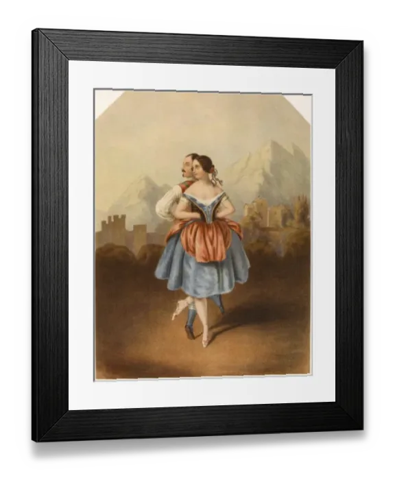 Framed Print : Fanny Cerrito / St Leon Framed Print : Fanny Cerrito / St Leon