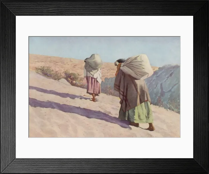 Framed Print : Hopi Fetch Water Framed Print : Hopi Fetch Water