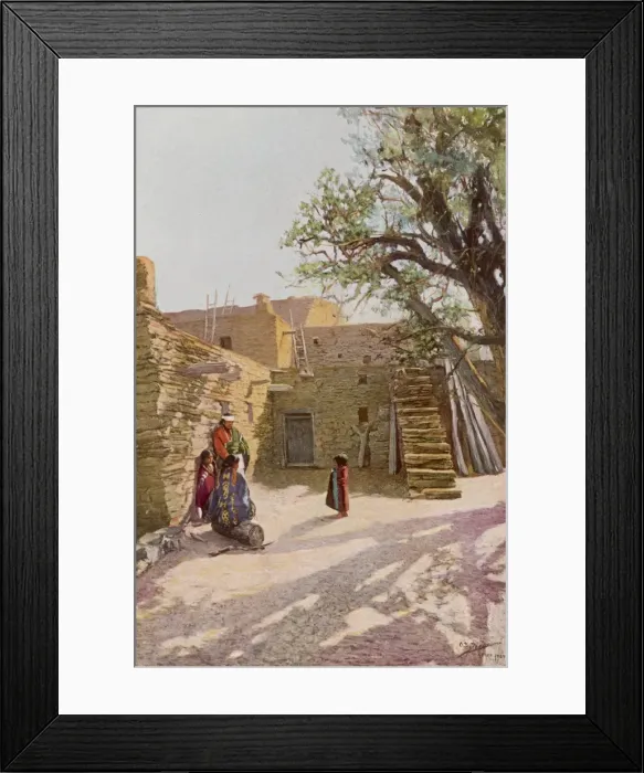 Framed Print : Hopi Home, Early C19 Framed Print : Hopi Home, Early C19