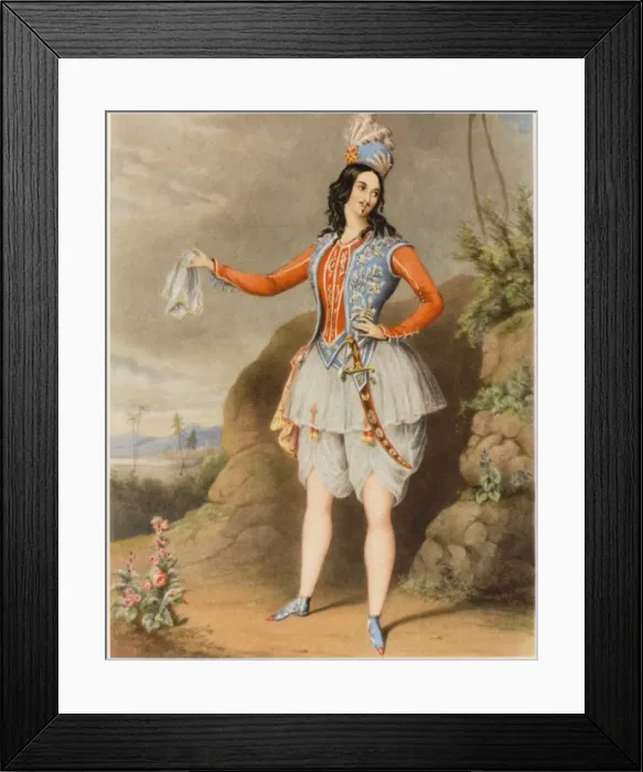Framed Print : Louisa Fairbrother / 1845 Framed Print : Louisa Fairbrother / 1845