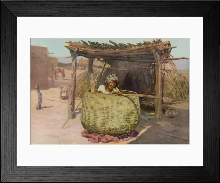 Framed Print : Apache Basketmaker Framed Print : Apache Basketmaker