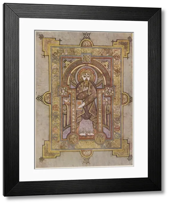 Framed Print : Kells : Saint Matthew Framed Print : Kells : Saint Matthew