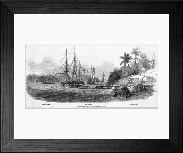 Framed Print : Guyane Francaise Iles Framed Print : Guyane Francaise Iles