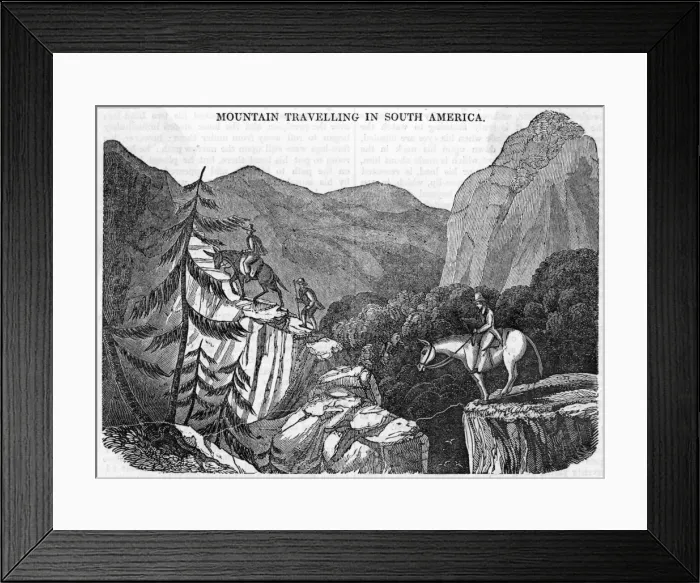 Framed Print : Colombia Scene Framed Print : Colombia Scene