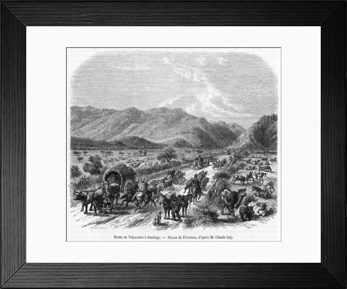 Framed Print : Chile General Scene Framed Print : Chile General Scene