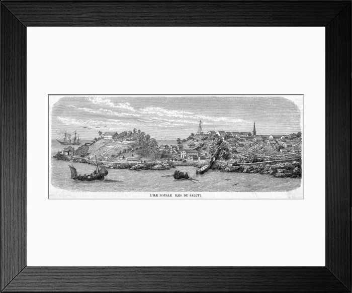 Framed Print : Guyane Francaise Iles Framed Print : Guyane Francaise Iles