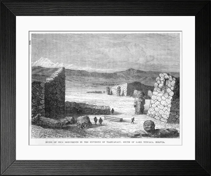 Framed Print : Bolivia Tiahuanoco Framed Print : Bolivia Tiahuanoco