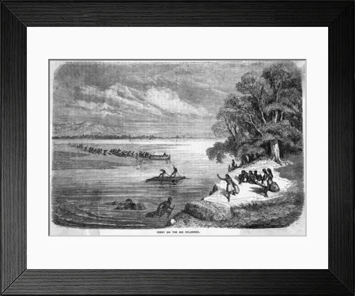 Framed Print : Argentina Colorado River Framed Print : Argentina Colorado River