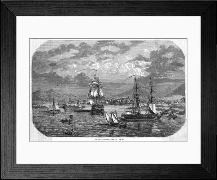 Framed Print : Haiti Port Au Prince Framed Print : Haiti Port Au Prince