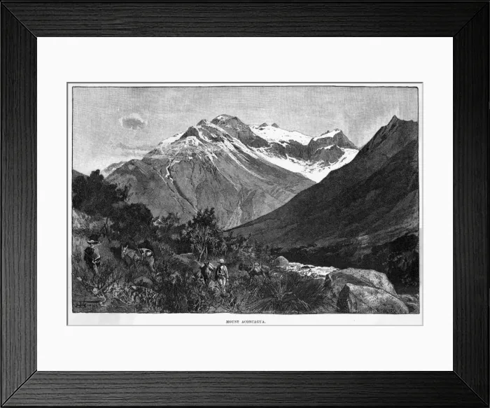 Framed Print : Argentina Aconcagua Framed Print : Argentina Aconcagua