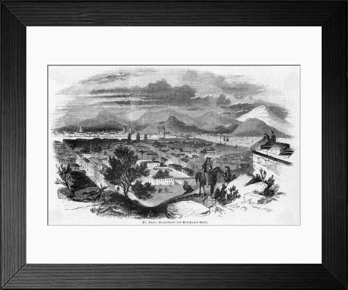 Framed Print : Chile Santiago Framed Print : Chile Santiago