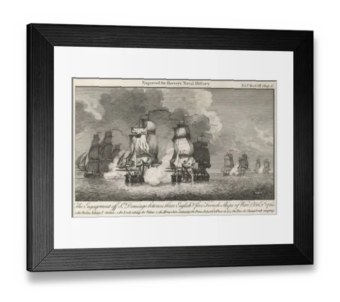 Framed Print : Battle of San Domingo Framed Print : Battle of San Domingo
