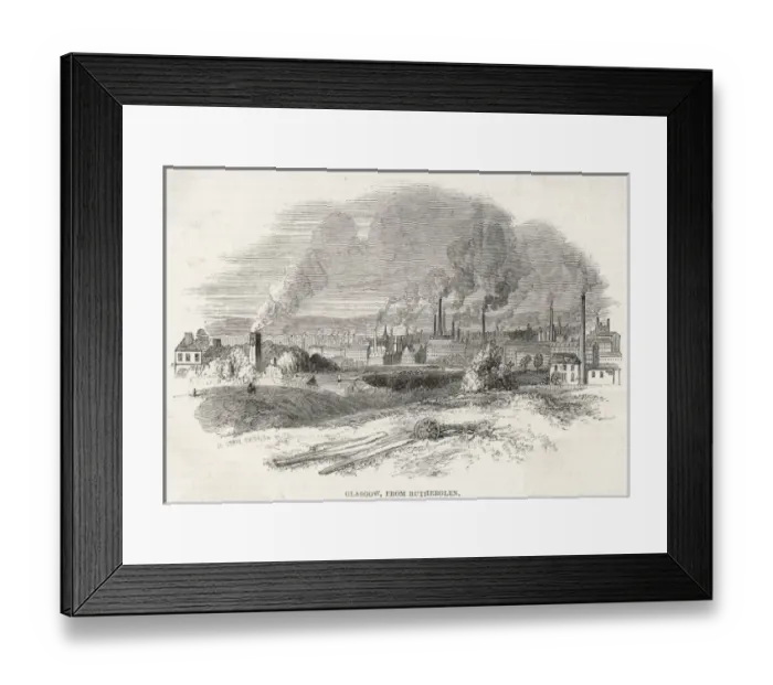 Framed Print : Glasgow / From Rutherglen Framed Print : Glasgow / From Rutherglen