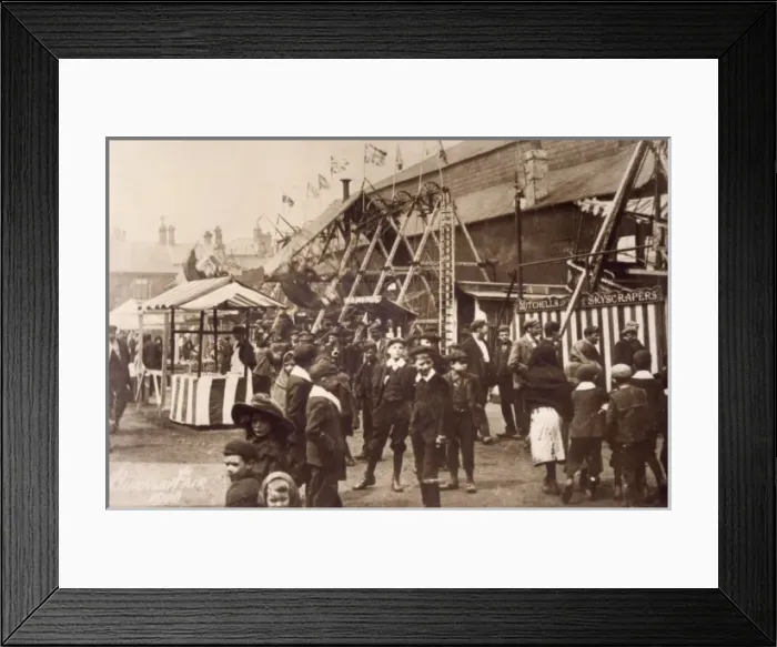 Framed Print : Burnley Town Fair 1906 Framed Print : Burnley Town Fair 1906