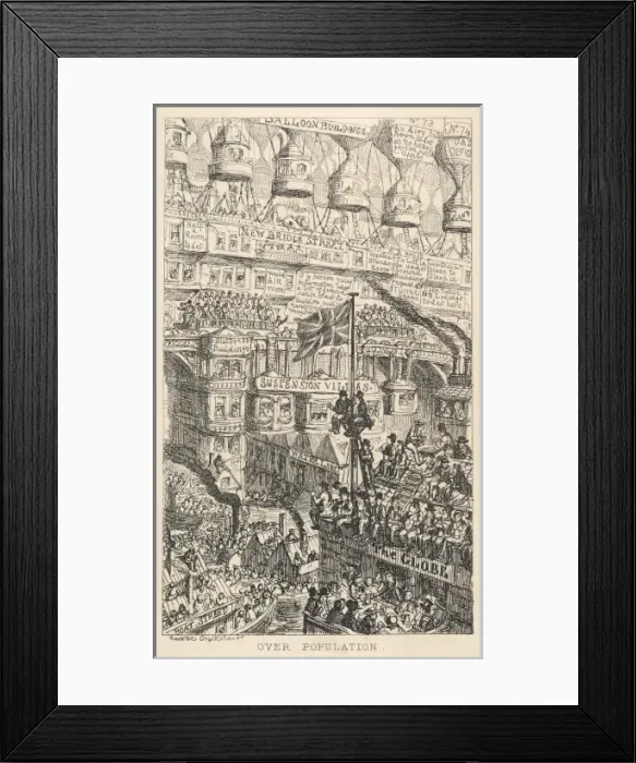 Framed Print : Future Overpopulation Framed Print : Future Overpopulation