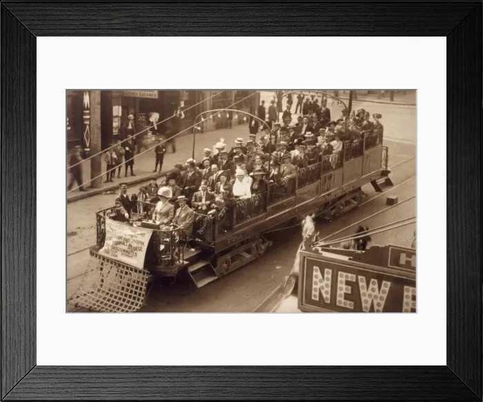 Framed Print : Cable Tram Vancouver Framed Print : Cable Tram Vancouver
