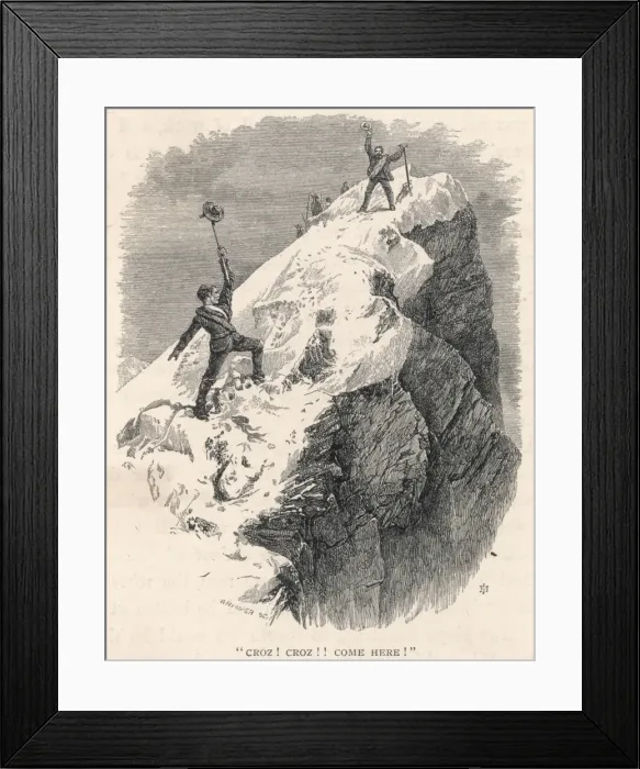 Framed Print : Matterhorn Climbed Framed Print : Matterhorn Climbed