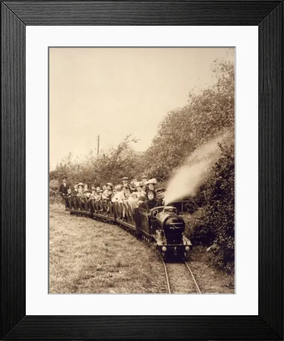 Framed Print : Fair / Railway / Rhyl Framed Print : Fair / Railway / Rhyl